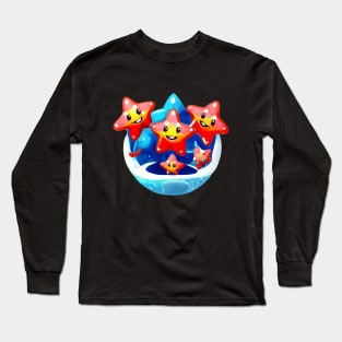 Happy starfish Long Sleeve T-Shirt